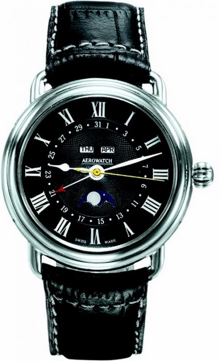 AeroWatch Collection 1942 Moon Phases 62902 AA04