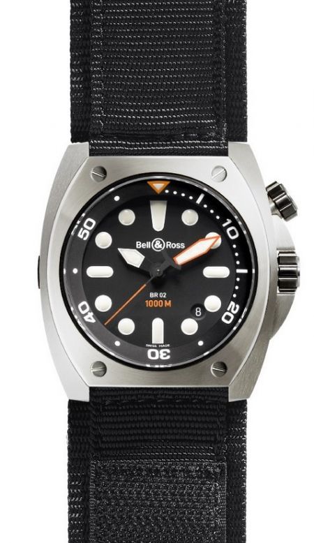 Bell & Ross BR 02 Automatic BR 02 Pro Dial Steel