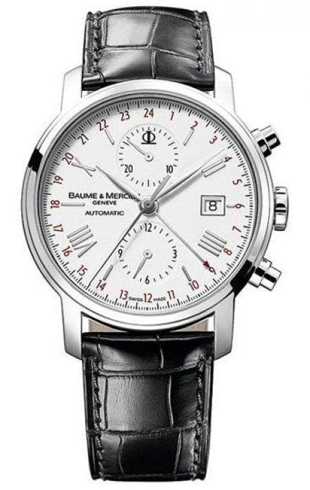 Baume & Mercier Classima Executives XL Dual Time Chronograph 8851
