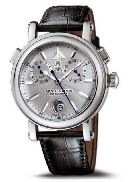 Arnold & Son GMT II Steel Silver Strand 1G2AS.S02A.C01B